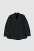 SPORTIVO STORE_Double Breasted Jacket Black Pinstripe