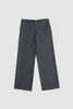 SPORTIVO STORE_High-Waisted Trousers Scottish Wool Flannel Grey