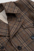 SPORTIVO STORE_Tweed Trench Coat Bronze Prince of Wales_3