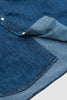 SPORTIVO STORE_Western Shirt Washed It. Cotton Denim Blue_4