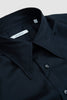 SPORTIVO STORE_Wide Collar Classic Fit Shirt It. Silk Poplin Black_3