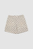 SPORTIVO STORE_Le Short Aloe Print Dots Logo Off White