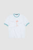 SPORTIVO STORE_Le T-Shirt Venice Palm Tree White/ Blue