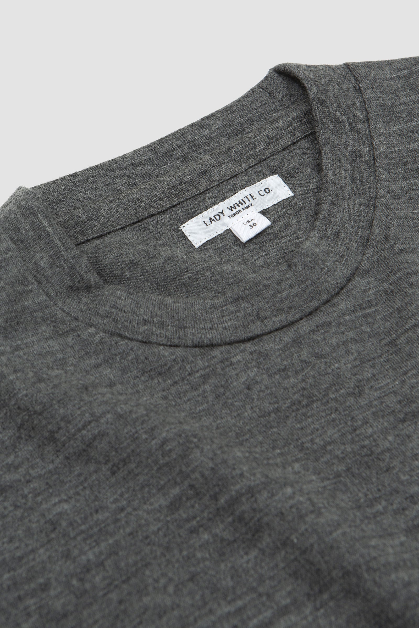 SPORTIVO [Ls wool t-shirt heather grey]