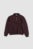 SPORTIVO STORE_Quarter Zip Sweatshirt Muddy Brown