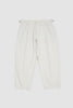 SPORTIVO STORE_Pleated Carrot Pants Creamy White