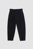 SPORTIVO STORE_Pleated Tapered Pants Black_2