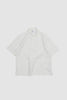 SPORTIVO STORE_Offset Placket Polo Textured Cotton White_2