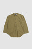 SPORTIVO STORE_Oversized Collarless Shirt Cotton Lyocell Olive Green