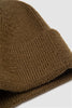 SPORTIVO STORE_Simple Ribbed Beanie Virgin Wool Khaki_3