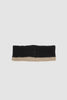 SPORTIVO STORE_Tipped Headband Lambswool Black/Linen_4