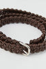 SPORTIVO STORE_Hand-Braided Leather Belt Chocolate Brown_3