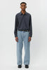 SPORTIVO STORE_Straight Cut Jeans Light Blue Punch Out