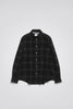 SPORTIVO STORE_Algot Relaxed Wool Check Shirt Charcoal Melange_2