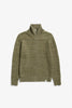 SPORTIVO STORE_Hagen Wool Cotton Rib Full Zip Jacket Sitka Green