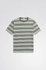 SPORTIVO STORE_Johannes Spaced Stripe T-Shirt Sediment Green