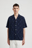 SPORTIVO STORE_Mads Batik SS Shirt Dark Navy