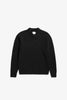 SPORTIVO STORE_Rasmus Relaxed Brushed V-Neck Sweater Black_2