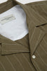 SPORTIVO STORE_Eren SS Cotton Linen Stripe Shirt Light Olive/ Ecru_3