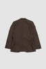 SPORTIVO STORE_Giovanni Jacket 3PLY Italian Wool Dark Coffee_5