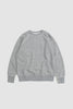 SPORTIVO STORE_Loop Wheel Crewneck Sweatshirt Heather Grey