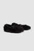 SPORTIVO STORE_Faux Fur Criss Cross Ballerina Black_3