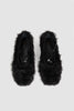 SPORTIVO STORE_Faux Fur Criss Cross Ballerina Black_5