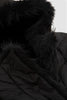 SPORTIVO STORE_Padded Bow Hood With Faux Fur Lining Black/Black_3