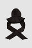 SPORTIVO STORE_Padded Bow Hood With Faux Fur Lining Black/Black_5