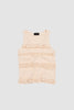 SPORTIVO STORE_Ruffle Frill Tank Top Nude