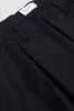 SPORTIVO STORE_Box Pleat Wool Pants Navy_3