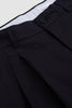 SPORTIVO STORE_Deep Tuck Pressed Pants Black Navy_3