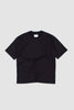 SPORTIVO STORE_Knitted Rib T-Shirt Black Navy