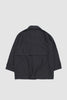 SPORTIVO STORE_Linen/Cotton Half Coat Blue Charcoal_5