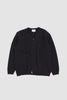 SPORTIVO STORE_Paper Mixed Zip-Up Cardigan Ink Black