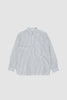 SPORTIVO STORE_Regular Collar Shirt White Stripe