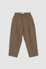 SPORTIVO STORE_Summer Wool Wide Pants Dusty Brown