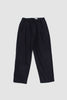 SPORTIVO STORE_Wool Jersey Two Tuck Pants Black Navy_2