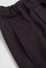 SPORTIVO STORE_Wool Jersey Two Tuck Pants Brown Charcoal_3