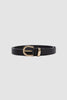 SPORTIVO STORE_Simple Belt Brass 2,5CM Black