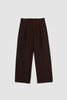 SPORTIVO STORE_Wide Pleated Trousers Brown_2