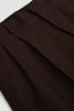 SPORTIVO STORE_Wide Pleated Trousers Brown_3