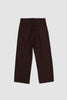 SPORTIVO STORE_Wide Pleated Trousers Brown_5