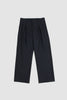 SPORTIVO STORE_Wide Pleated Trousers Navy Stripe_2