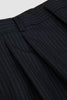 SPORTIVO STORE_Wide Pleated Trousers Navy Stripe_3