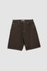 SPORTIVO STORE_Wide Twist Short Vintage Brown