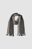 SPORTIVO STORE_Border Wool Scarf Merino Wool Grey_3