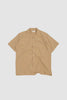 SPORTIVO STORE_Camp Shirt Gardenia Lycot Dark Sand