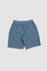 SPORTIVO STORE_Chambray Pleated Track Short Washed Indigo_5