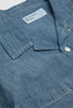 SPORTIVO STORE_Chambray Summer Overshirt Washed Indigo_3